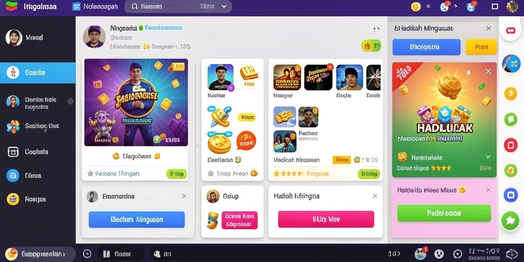 Tampilan antarmuka yang menarik dan user-friendly.