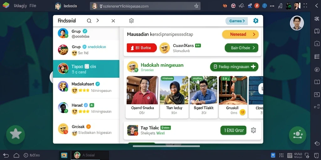 Tampilan level yang menakjubkan dan penuh warna.