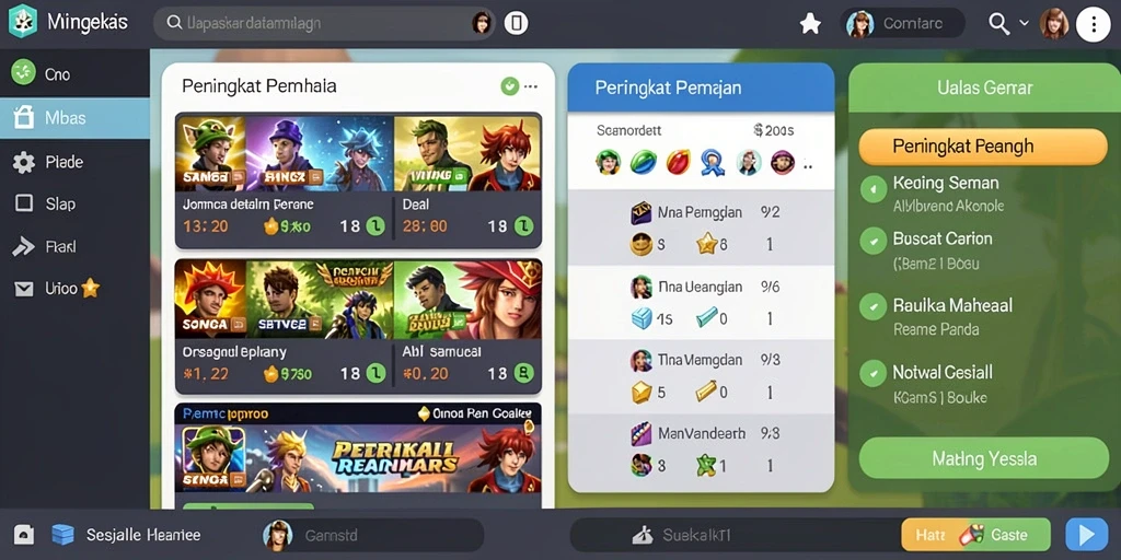 Tampilan awal yang menarik dan mudah dipahami.