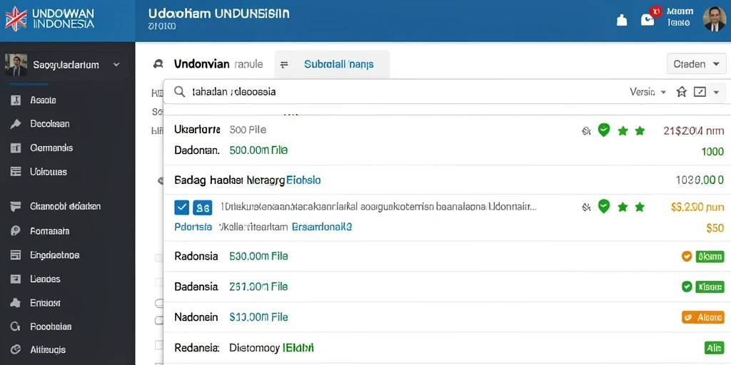 Tampilan antarmuka yang modern dan mudah digunakan.