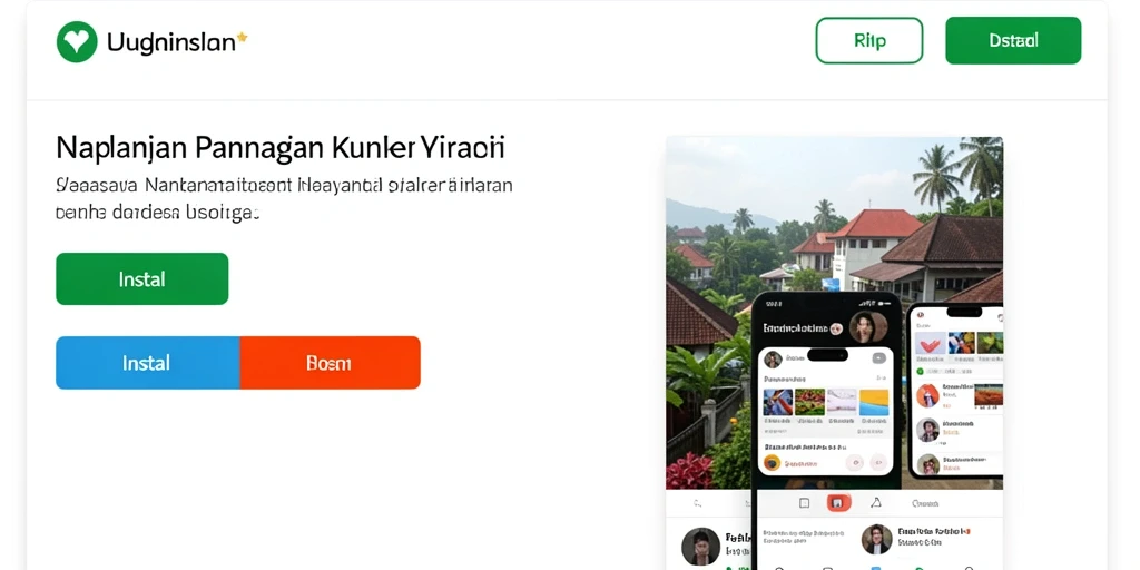 Tampilan antarmuka yang user-friendly.