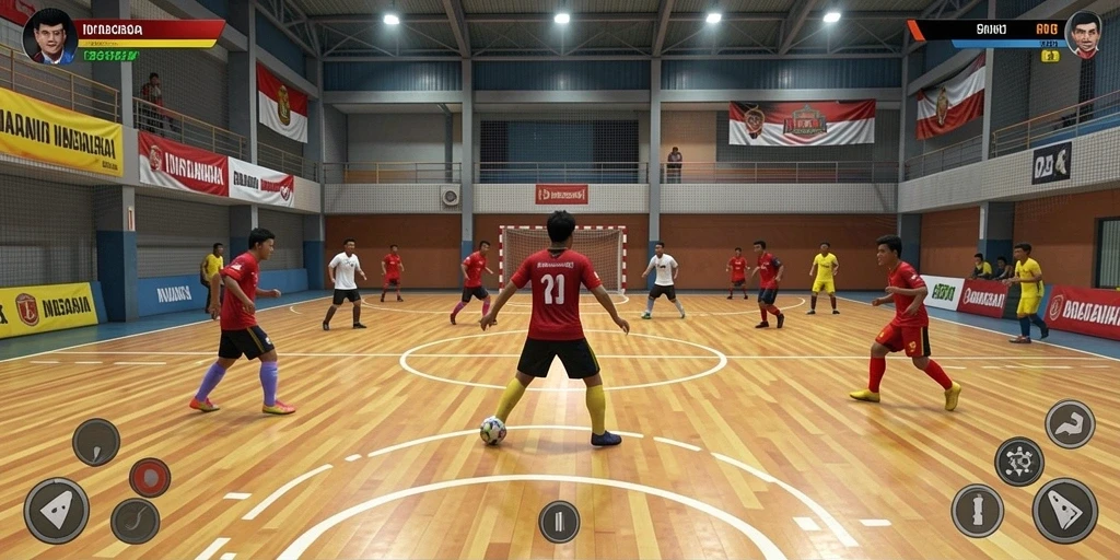 Menampilkan layar utama FORWIN77 dengan berbagai pilihan permainan.