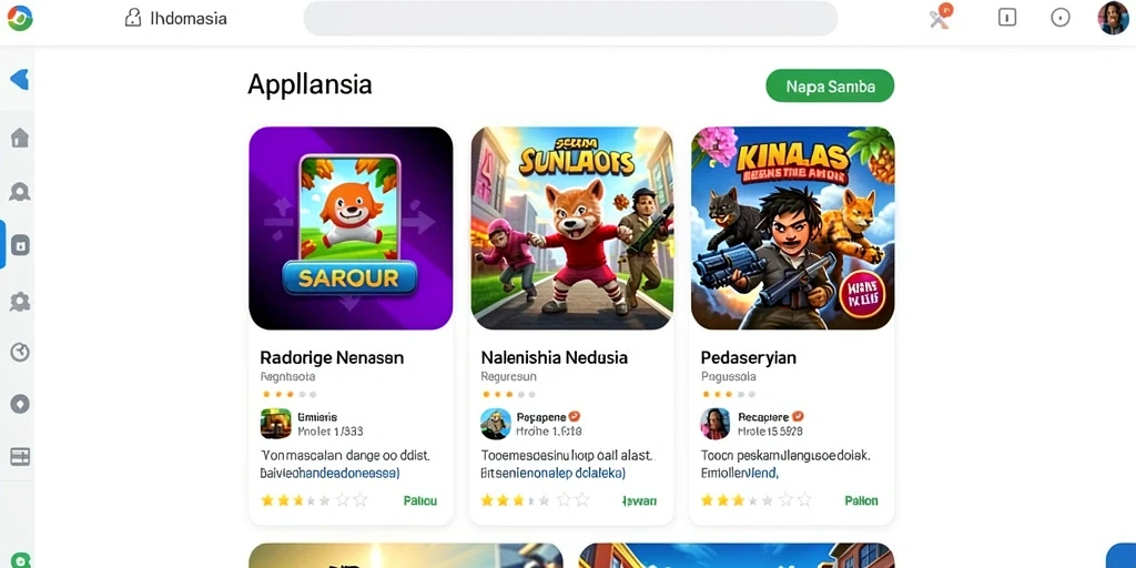 Tampilan grafis menawan dan warna cerah.