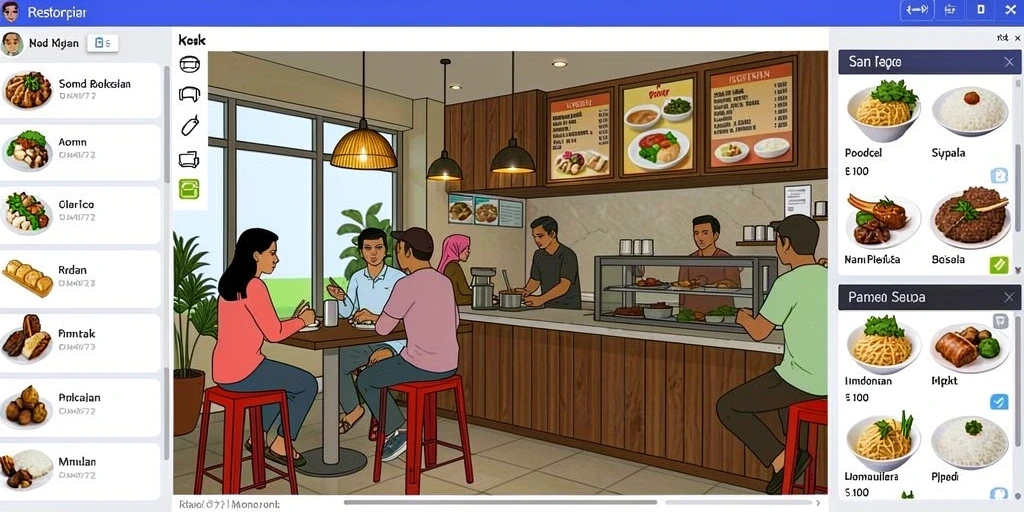 Tampilan awal JERUKBET yang menarik dan user-friendly.