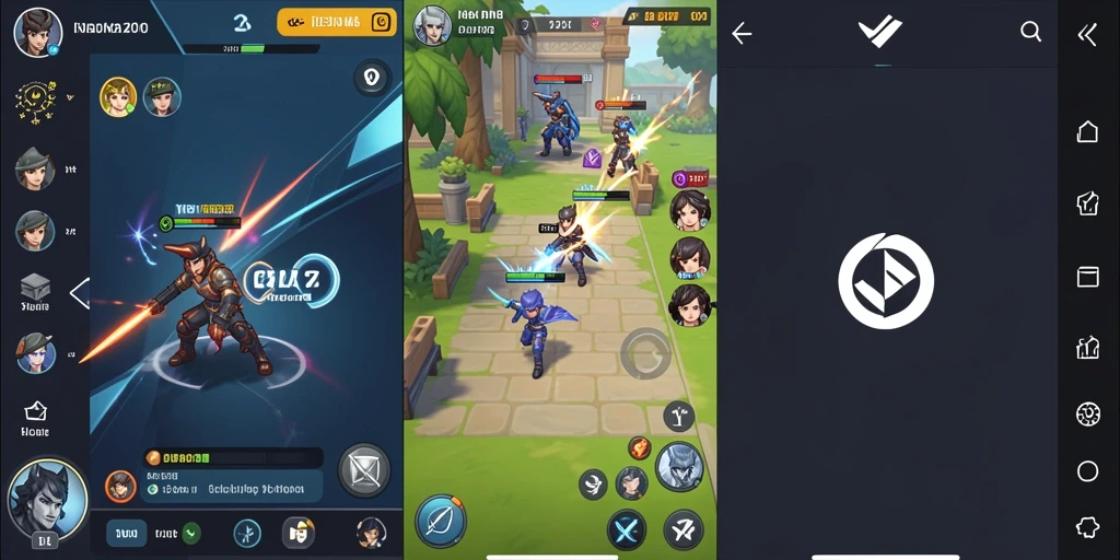 Tampilan awal game yang menarik dan intuitif.