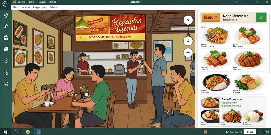 Tampilan antarmuka yang ramah pengguna.