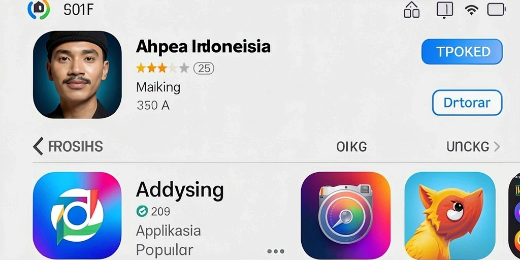 Tampilan antarmuka pengguna yang elegan.